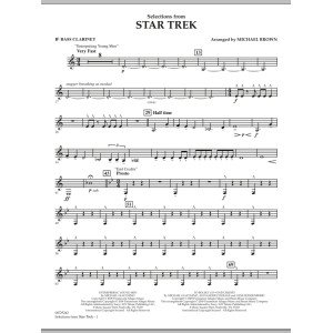 Selections from Star Trek - Bb Bass Clarinet