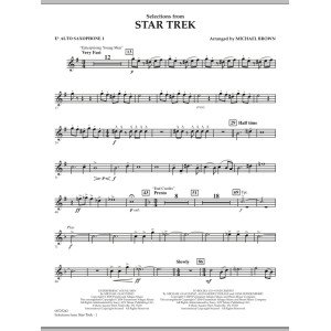 Selections from Star Trek - Eb Alto Saxophone 1