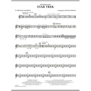 Selections from Star Trek - Eb Baritone Saxophone