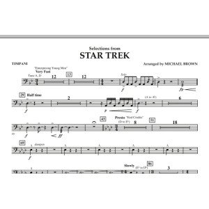 Selections from Star Trek - Timpani