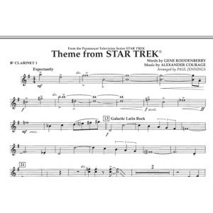 Theme from Star Trek (TV Series) - Bb Clarinet 1