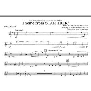 Theme from Star Trek (TV Series) - Bb Clarinet 2