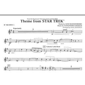 Theme from Star Trek (TV Series) - Bb Trumpet 1