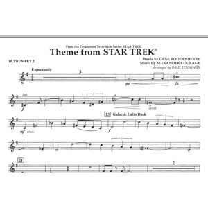 Theme from Star Trek (TV Series) - Bb Trumpet 2