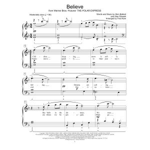 Believe (from The Polar Express)