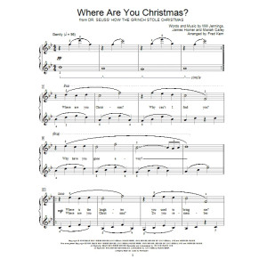 Where Are You Christmas? (arr. Fred Kern) (from How The Grinch Stole Christmas)