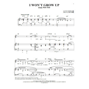I Won't Grow Up