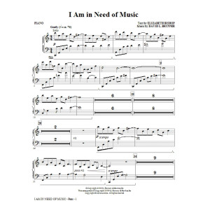 I Am In Need Of Music - Violin 1