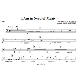 I Am In Need Of Music - Piano