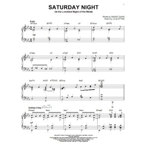 Saturday Night (Is The Loneliest Night Of The Week) (arr. Brent Edstrom)