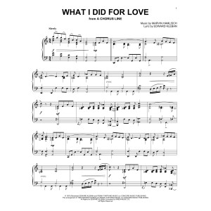 What I Did for Love (from A Chorus Line)