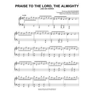 Praise To The Lord, The Almighty
