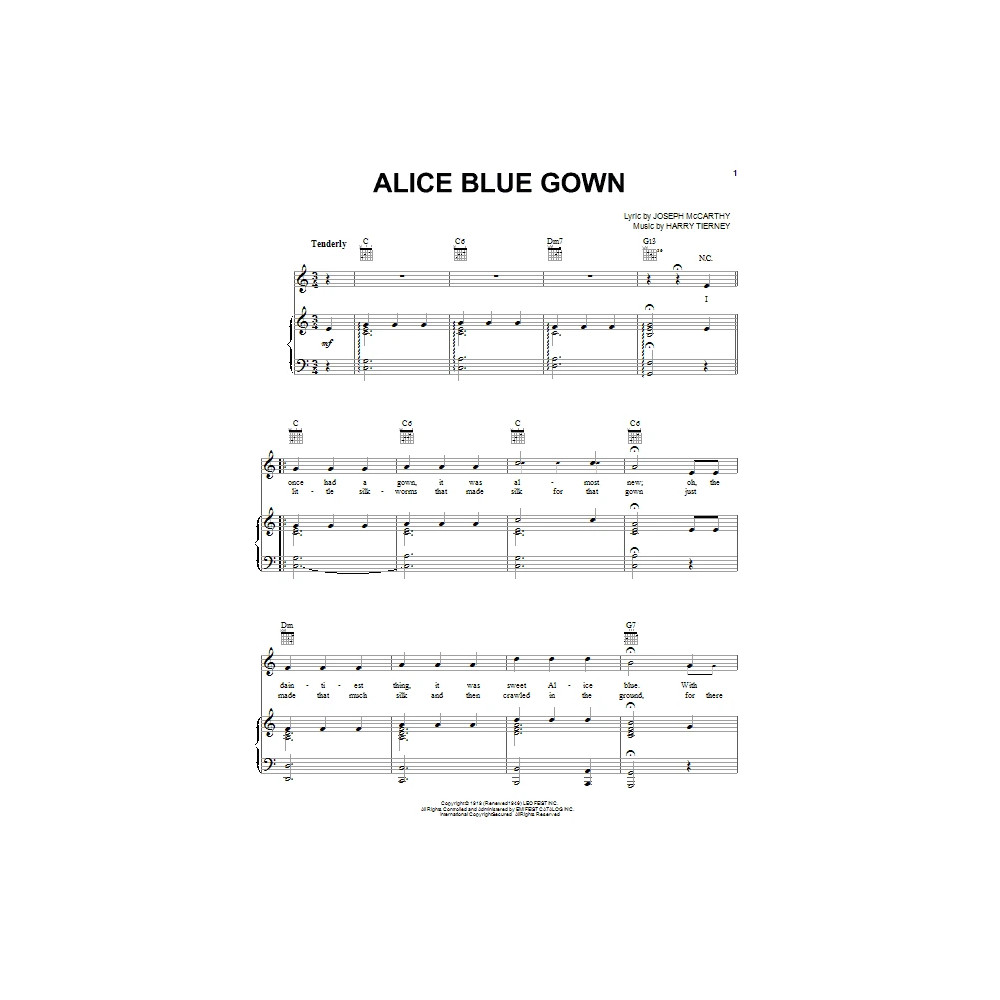 Alice Blue Gown