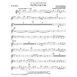 Yes We Can Can - Bb Trumpet 1