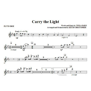 Carry The Light - Flute/Oboe