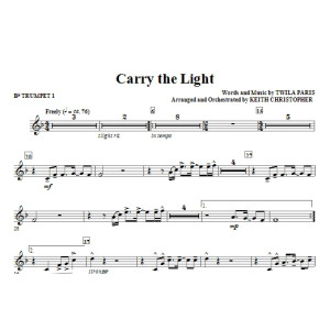 Carry The Light - Bb Trompete 1