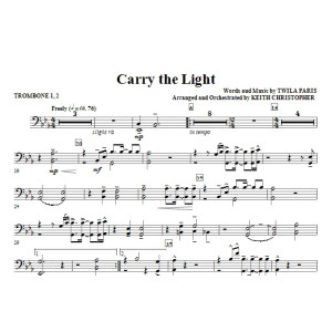 Carry The Light - Posaune 1 & 2