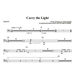 Carry The Light - Timpani