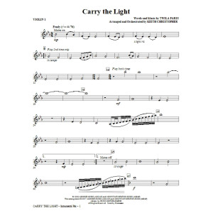Carry The Light - Violine 1
