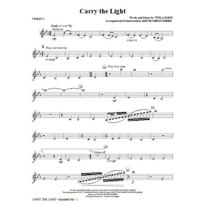 Carry The Light - Violine 2