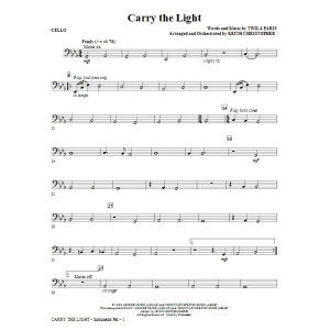 Carry The Light - Cello