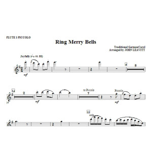 Ring Merry Bells - Flute 1 (Piccolo)
