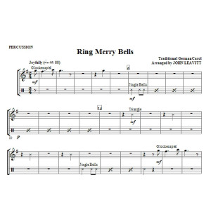 Ring Merry Bells - Percussion