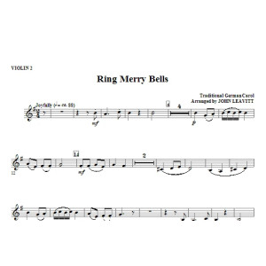 Ring Merry Bells - Violin 2