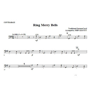 Ring Merry Bells - Double Bass