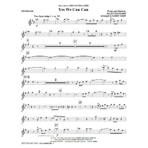 Yes We Can Can - Bb Tenor Saxophone
