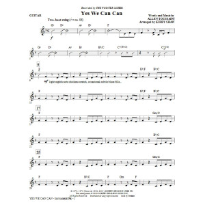 Yes We Can Can - Gitarre