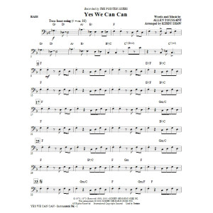 Yes We Can Can - Bass
