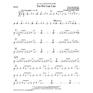 Yes We Can Can - Drums