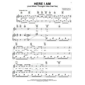Here I Am (Just When I Thought I Was Over You)