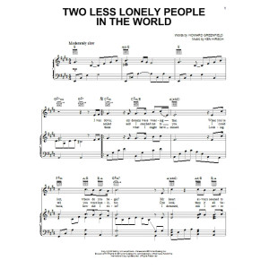Two Less Lonely People In The World