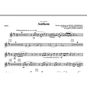 Anthem (from Chess) - Oboe