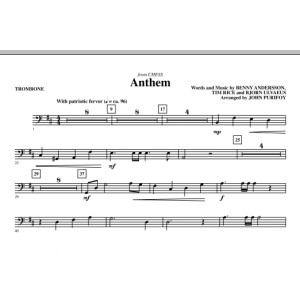Anthem (from Chess) - Trombone