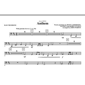 Anthem (from Chess) - Bass Trombone