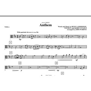 Anthem (from Chess) - Viola