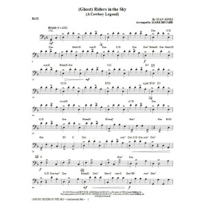 (Ghost) Riders In The Sky (A Cowboy Legend) - Bass