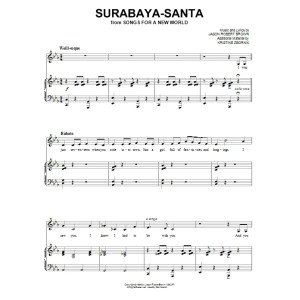Surabaya-Santa (aus Songs for a New World)