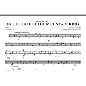 In the Hall of the Mountain King - Violin 3 (Viola Treble Clef)