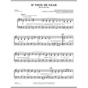 If Thou Be Near (Bist Du bei Mir) - Piano