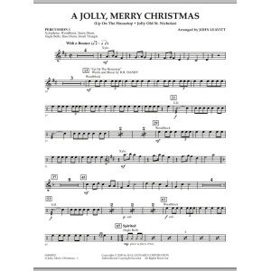 A Jolly, Merry Christmas - Percussion 1