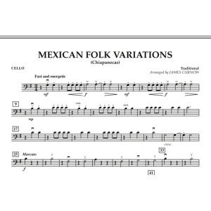 Mexican Folk Variations - Cello