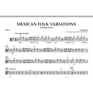 Mexican Folk Variations - Viola