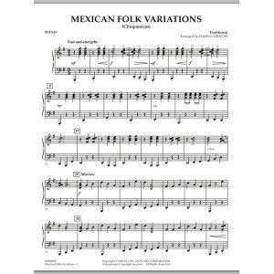 Mexican Folk Variations - Piano