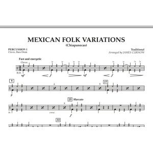 Mexican Folk Variations - Percussion 1
