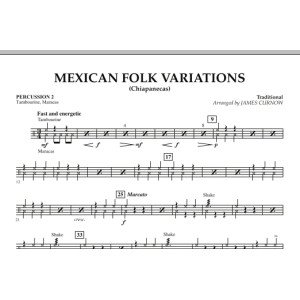 Mexican Folk Variations - Percussion 2