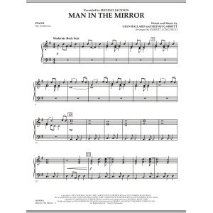 Man in the Mirror - Klavier
